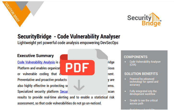 Code Vulnerability Analyzer Solution Brief
