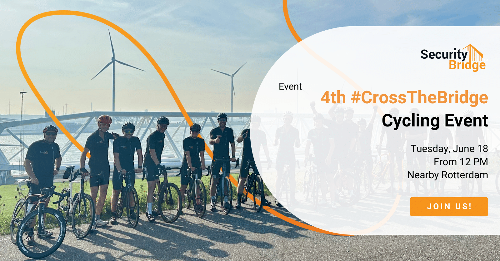 Join our 4th #CrossTheBridge Cycling Event!