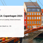 Scenic photo of Copenhagen with SAPinsider EMEA 2025 event details, SecurityBridge logo, and Booth #105 information