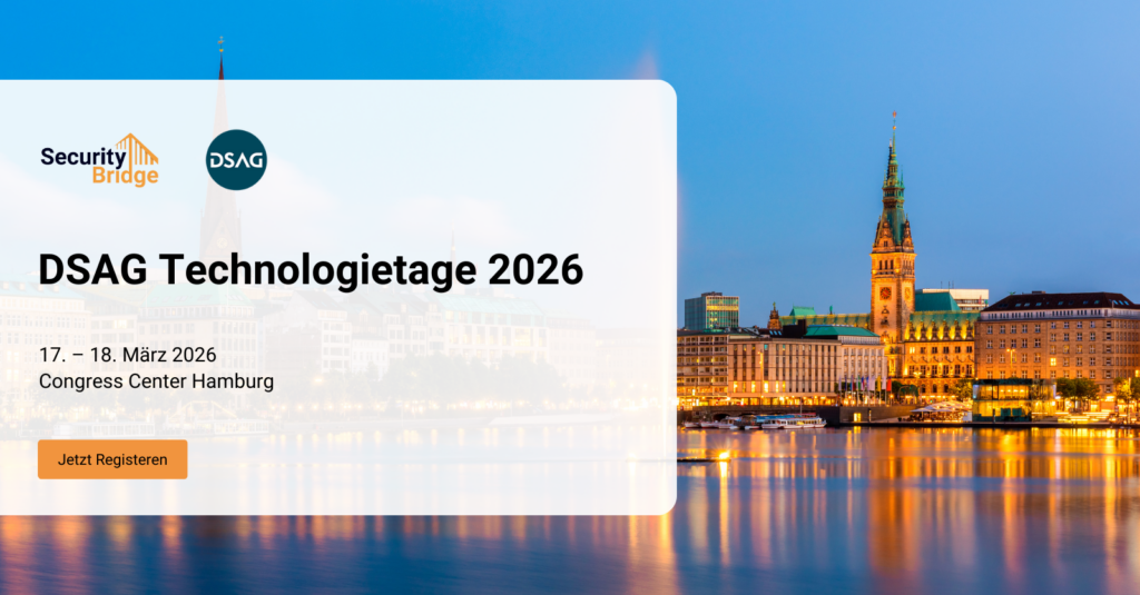 DSAG Technologietage 2026 am 17.–18. März 2026 im Congress Center Hamburg