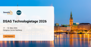 DSAG Technologietage 2026 am 17.–18. März 2026 im Congress Center Hamburg