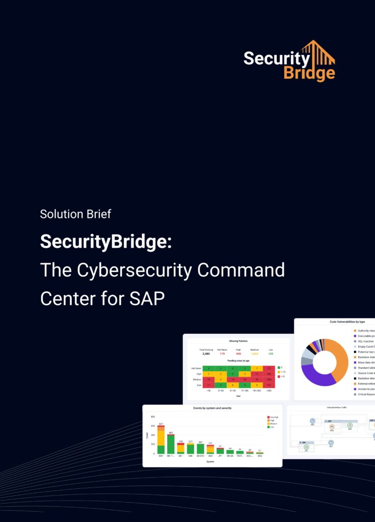 SecurityBridge Platform Solution Brief 2024 pages