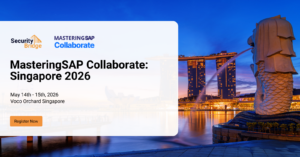 Mastering SAP Singapore 2026 conference on SAP strategy, innovation, and security in Singapore.