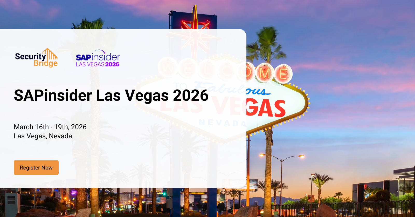 SAPinsider Las Vegas 2026