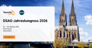 SecurityBridge at DSAG Annual Congress 2026 in Cologne, Germany.