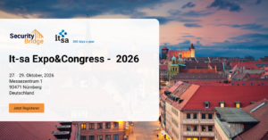 SecurityBridge auf der it-sa Expo&Congress 2026 in Nürnberg, Europas führender Fachmesse für IT-Sicherheit.
