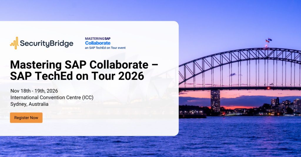 MasteringSAP Sydney 2026 2